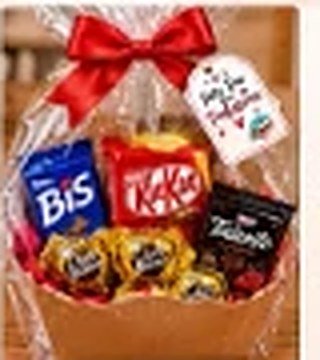 Mini cesta chocolate